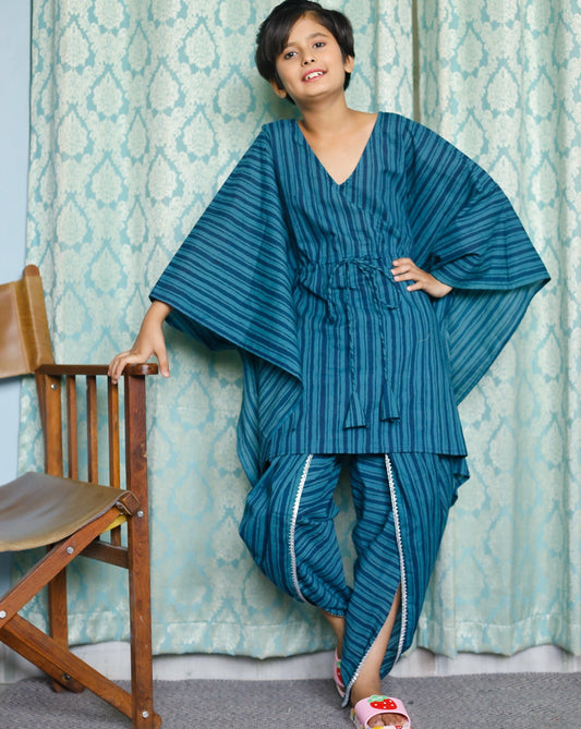 Sophie Blue Kaftan Set