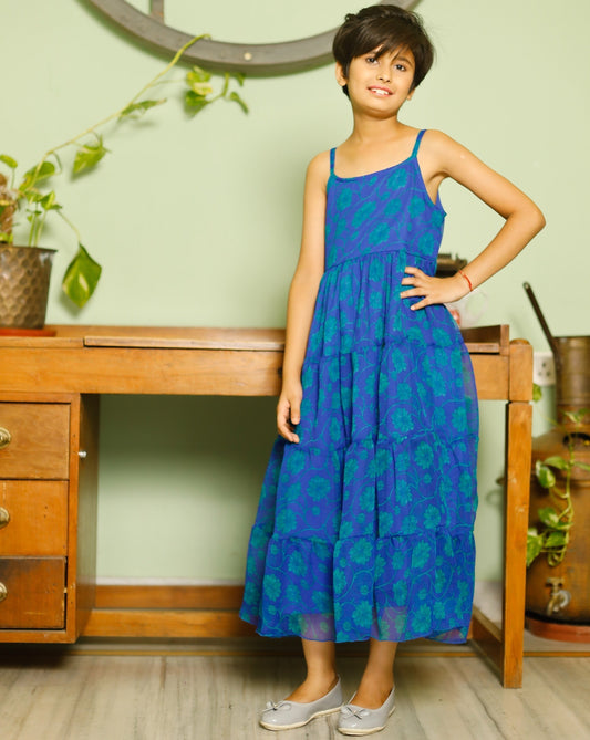 Frankie Blue Printed Dress