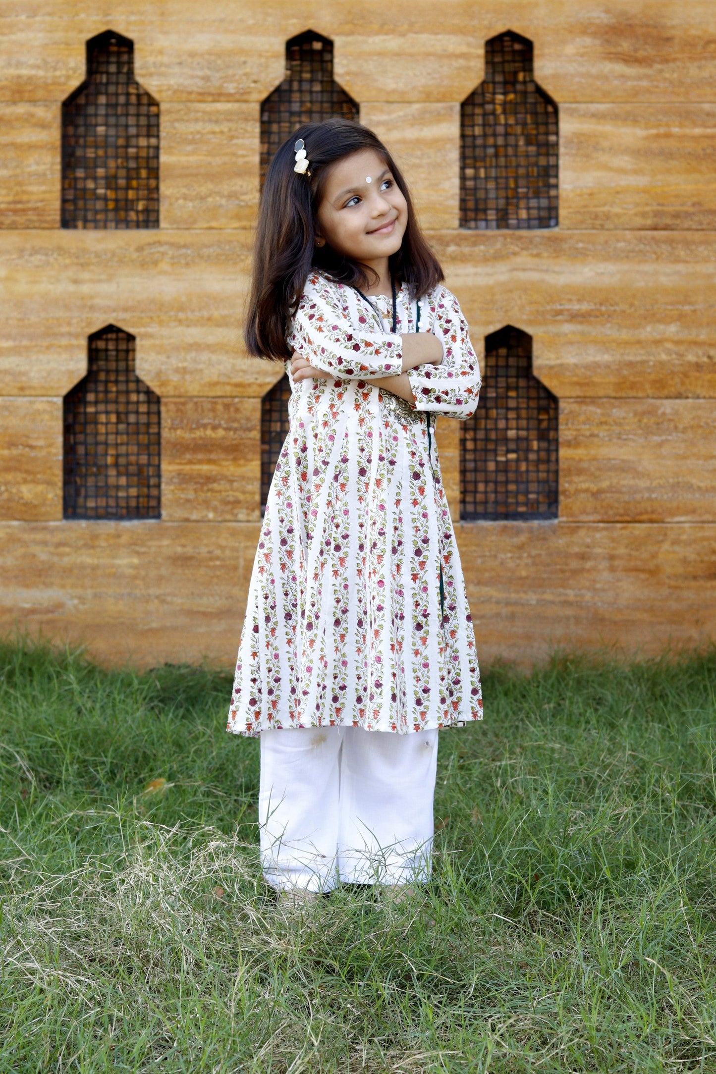 Multicoloured Kurta Set