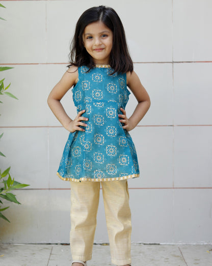 Blue kurta set